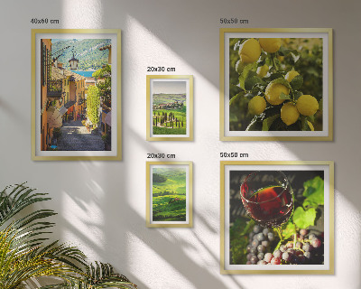 Decorațiune de perete set tablouri Peisajele fermecătoare ale Toscanei