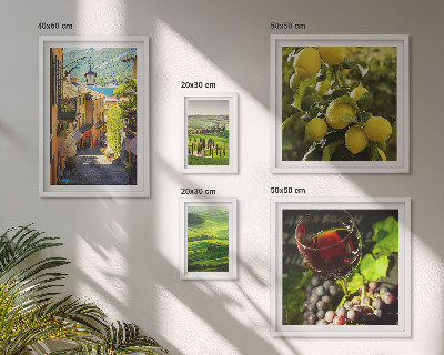 Decorațiune de perete set tablouri Peisajele fermecătoare ale Toscanei