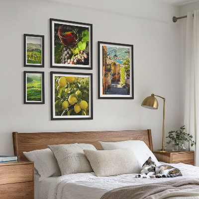 Decorațiune de perete set tablouri Peisajele fermecătoare ale Toscanei
