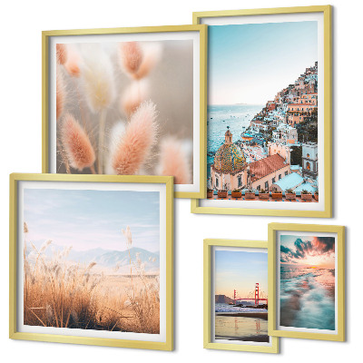 Decorațiune de perete set tablouri Peisaje de coastă, natură