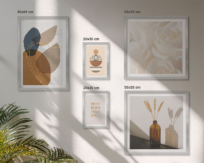 Polyptic înrămat Decorațiuni cu plante în stil boho