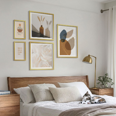 Polyptic înrămat Decorațiuni cu plante în stil boho