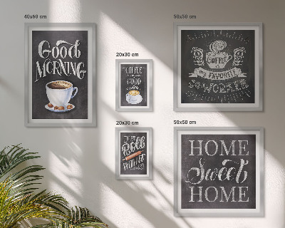 Polyptic înrămat Inspirații rustice de cafea