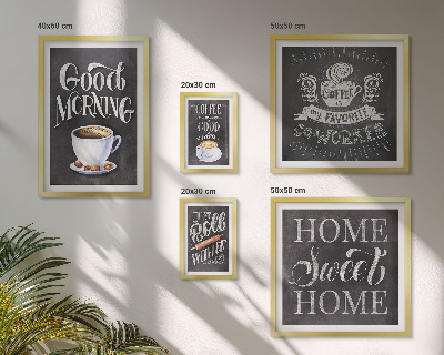 Polyptic înrămat Inspirații rustice de cafea