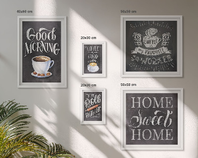 Polyptic înrămat Inspirații rustice de cafea