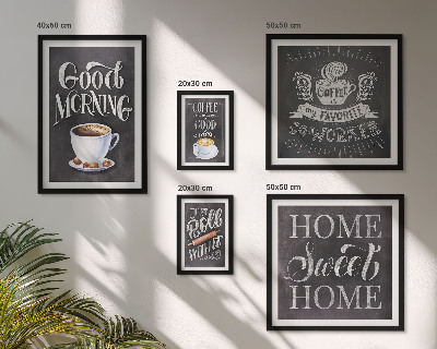 Polyptic înrămat Inspirații rustice de cafea