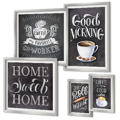 Polyptic înrămat Inspirații rustice de cafea