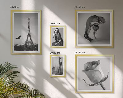 Decorațiune de perete set tablouri Paris elegant în alb și negru