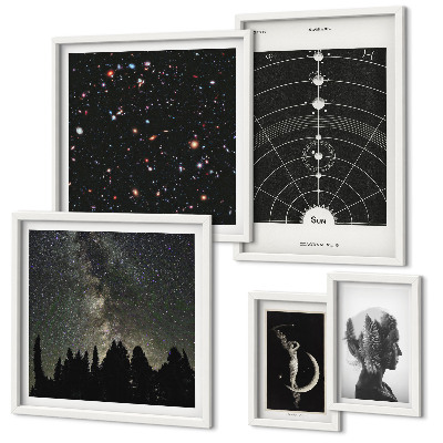 Polyptic înrămat Inspirații cosmice ale galaxiei
