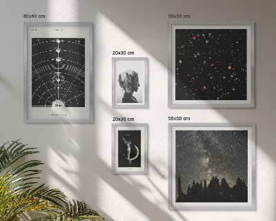 Polyptic înrămat Inspirații cosmice ale galaxiei