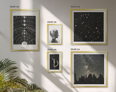 Polyptic înrămat Inspirații cosmice ale galaxiei