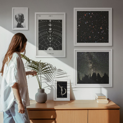 Polyptic înrămat Inspirații cosmice ale galaxiei