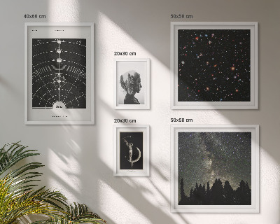 Polyptic înrămat Inspirații cosmice ale galaxiei