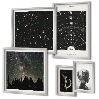 Polyptic înrămat Inspirații cosmice ale galaxiei