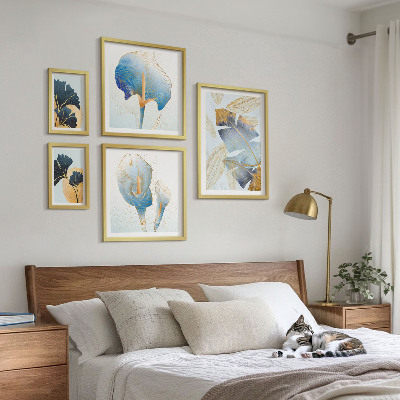 Decorațiune de perete set tablouri Motive vegetale moderne