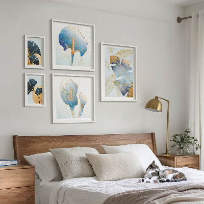 Decorațiune de perete set tablouri Motive vegetale moderne