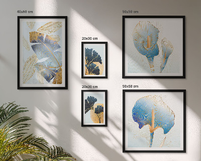 Decorațiune de perete set tablouri Motive vegetale moderne