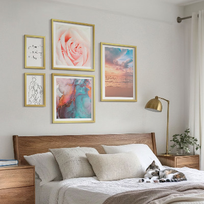 Decorațiune de perete set tablouri Peisaje marine romantice