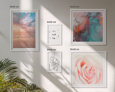 Decorațiune de perete set tablouri Peisaje marine romantice