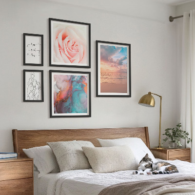 Decorațiune de perete set tablouri Peisaje marine romantice