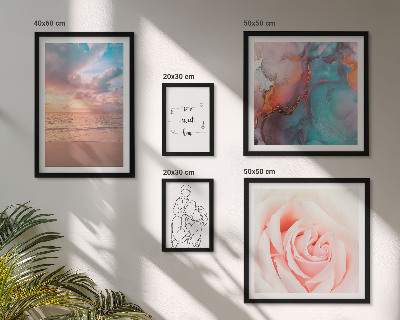 Decorațiune de perete set tablouri Peisaje marine romantice