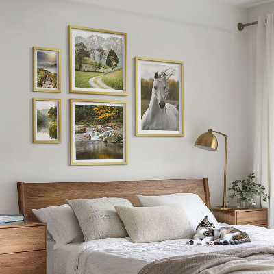 Decorațiune de perete set tablouri Peisaje Peisaje Cai
