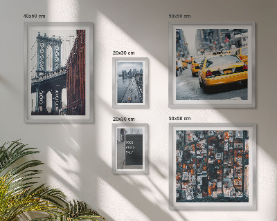 Polyptic înrămat Vederi fermecătoare ale orașului New York