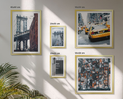 Polyptic înrămat Vederi fermecătoare ale orașului New York
