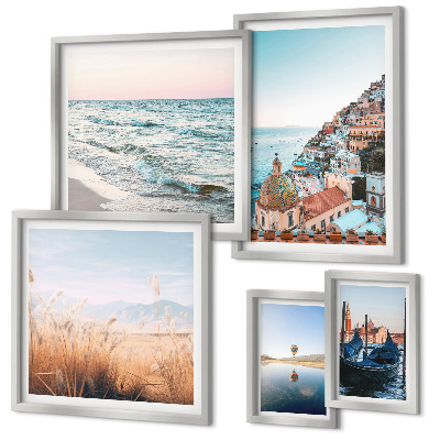 Decorațiune de perete set tablouri Vederi fermecătoare la malul mării