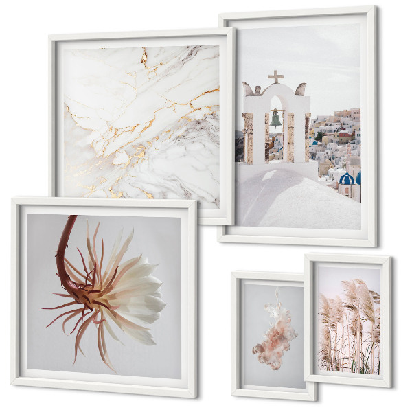 Decorațiune de perete set tablouri Vederi elegante arhitectură natură