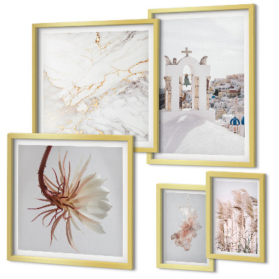 Decorațiune de perete set tablouri Vederi elegante arhitectură natură