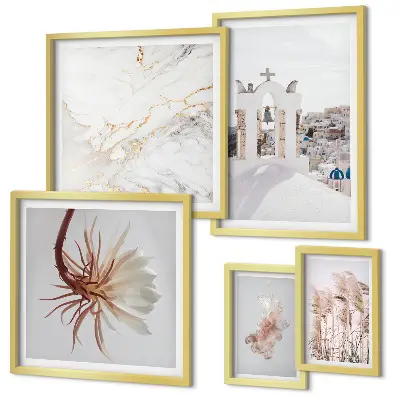 Set de tablouri decorative pentru perete vederi elegante cu arhitectură și natură