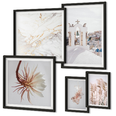 Decorațiune de perete set tablouri Vederi elegante arhitectură natură