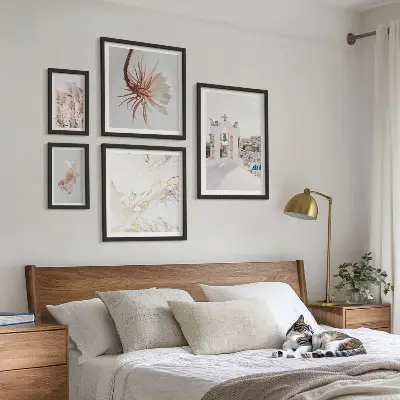 Set de tablouri decorative pentru perete vederi elegante cu arhitectură și natură