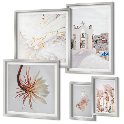 Decorațiune de perete set tablouri Vederi elegante arhitectură natură