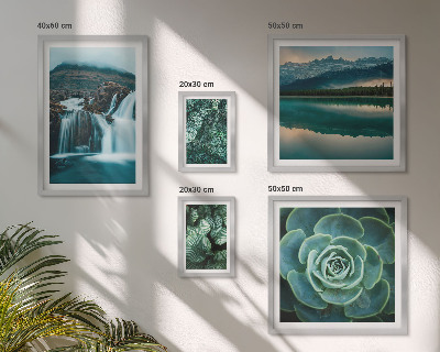 Decorațiune de perete set tablouri Cascade de plante verzi în natură