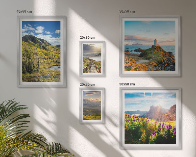 Polyptic înrămat Peisaje montane naturale