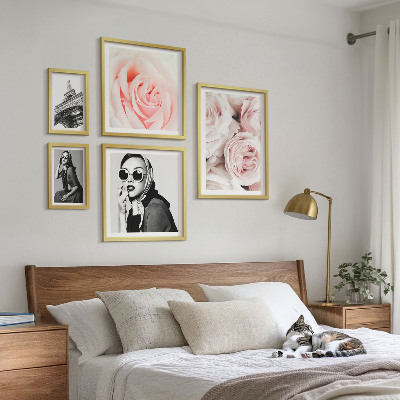 Polyptic înrămat Portrete elegante de trandafiri