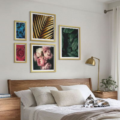 Decorațiune de perete set tablouri Motive florale vegetale