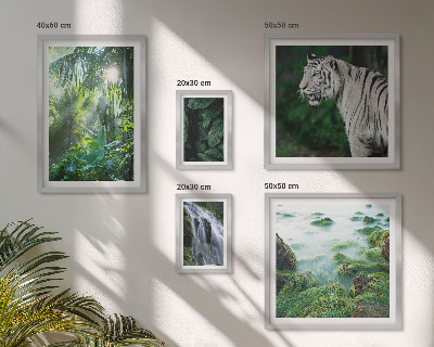 Polyptic înrămat Animale tropicale din natură