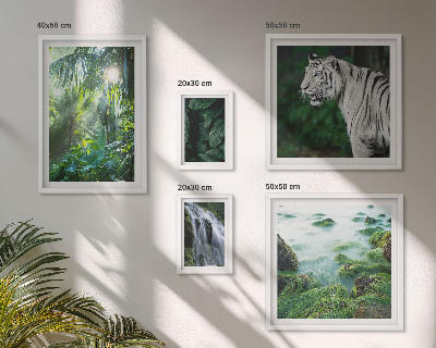 Polyptic înrămat Animale tropicale din natură