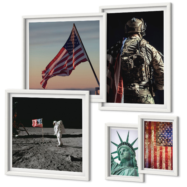 Polyptic înrămat Simbolismul american al istoriei
