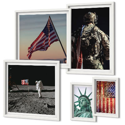 Polyptic înrămat Simbolismul american al istoriei