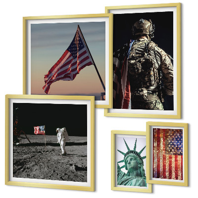 Polyptic înrămat Simbolismul american al istoriei