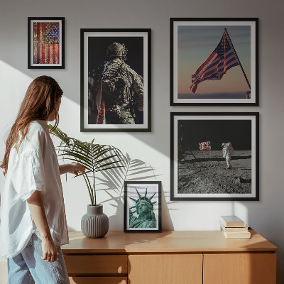 Polyptic înrămat Simbolismul american al istoriei