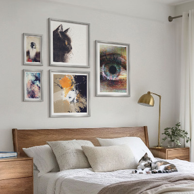 Decorațiune de perete set tablouri Portrete de artă modernă, abstracție