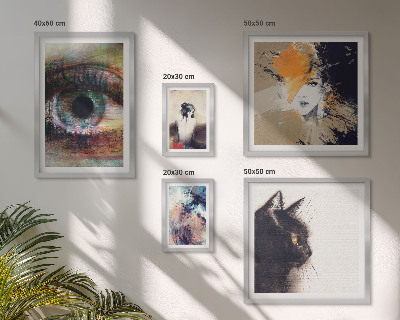 Decorațiune de perete set tablouri Portrete de artă modernă, abstracție