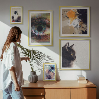 Decorațiune de perete set tablouri Portrete de artă modernă, abstracție