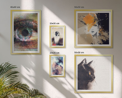 Decorațiune de perete set tablouri Portrete de artă modernă, abstracție