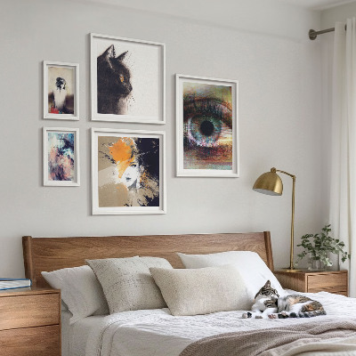 Decorațiune de perete set tablouri Portrete de artă modernă, abstracție